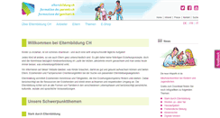 Desktop Screenshot of elternbildung.ch